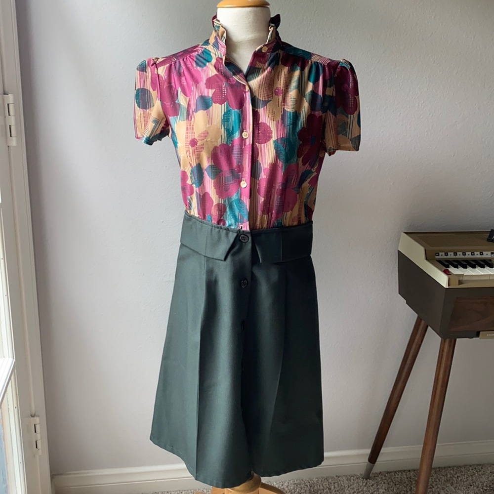 Urban Renewal High Collar Vintage Dress